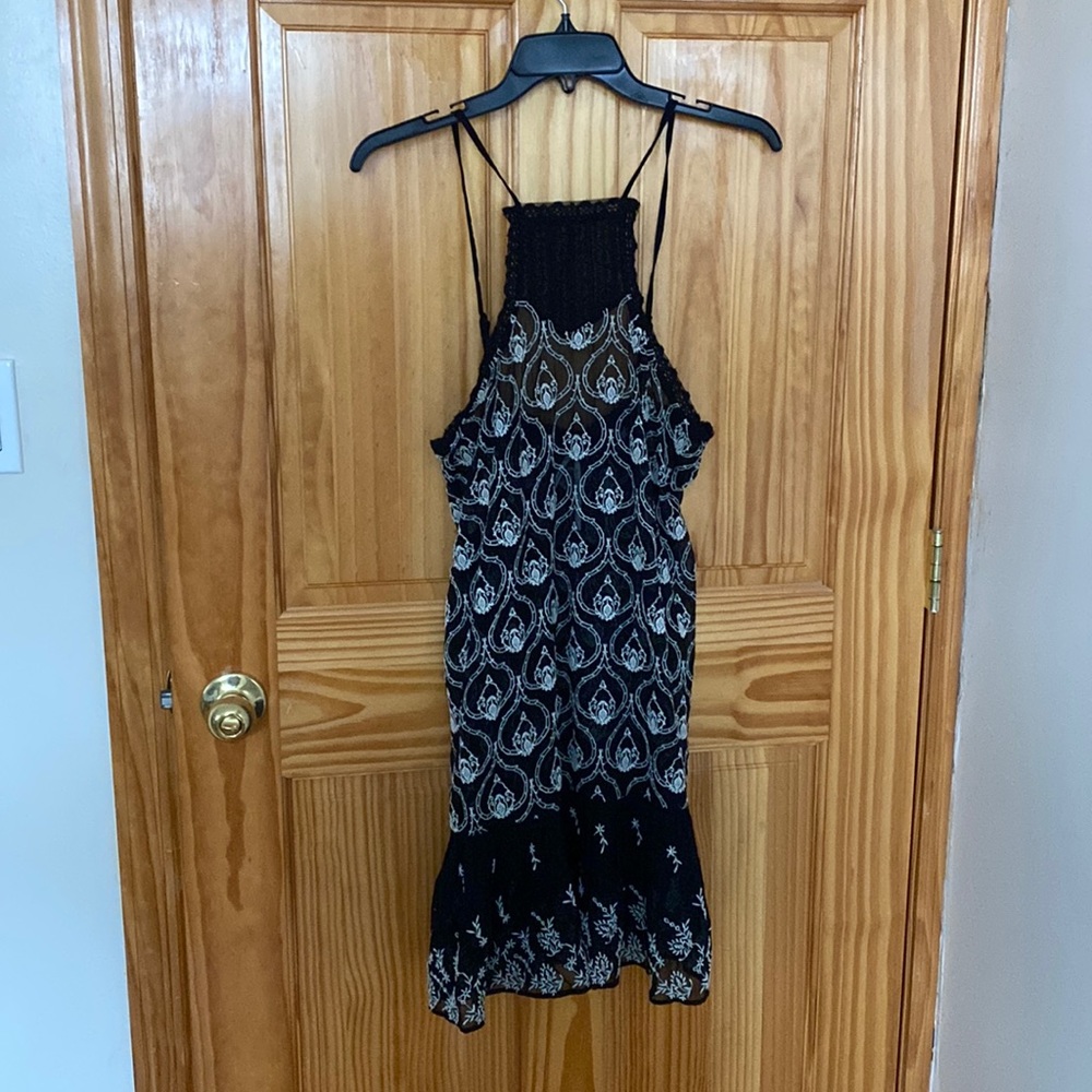 Anthropologie sheer dress